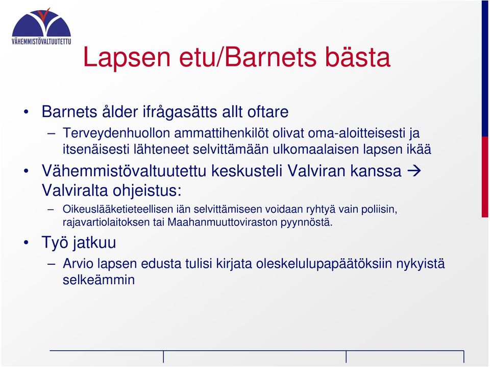 Valviran kanssa Valviralta ohjeistus: Oikeuslääketieteellisen iän selvittämiseen voidaan ryhtyä vain poliisin,