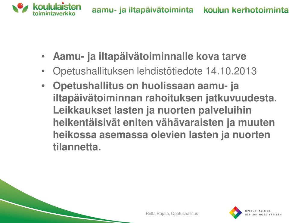 jatkuvuudesta.