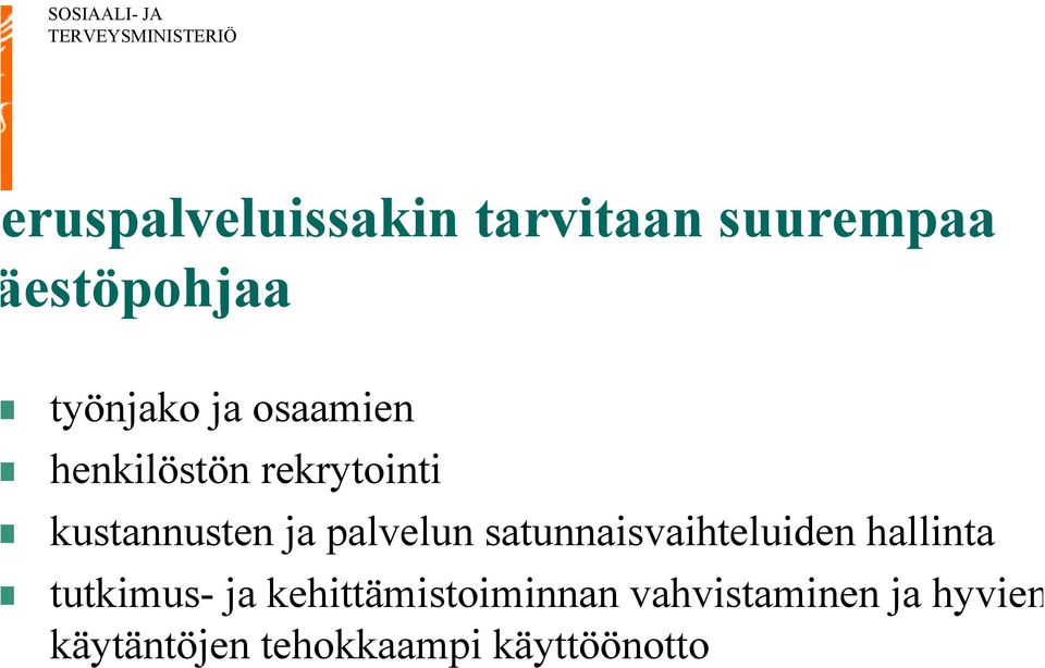 satunnaisvaihteluiden hallinta tutkimus- ja