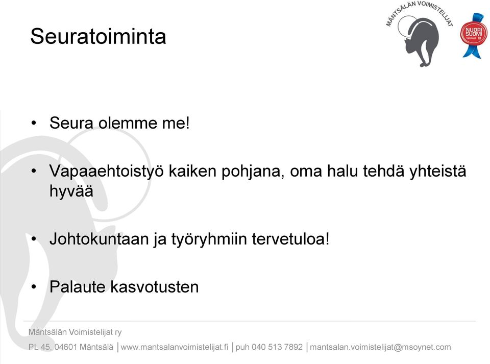 halu tehdä yhteistä hyvää