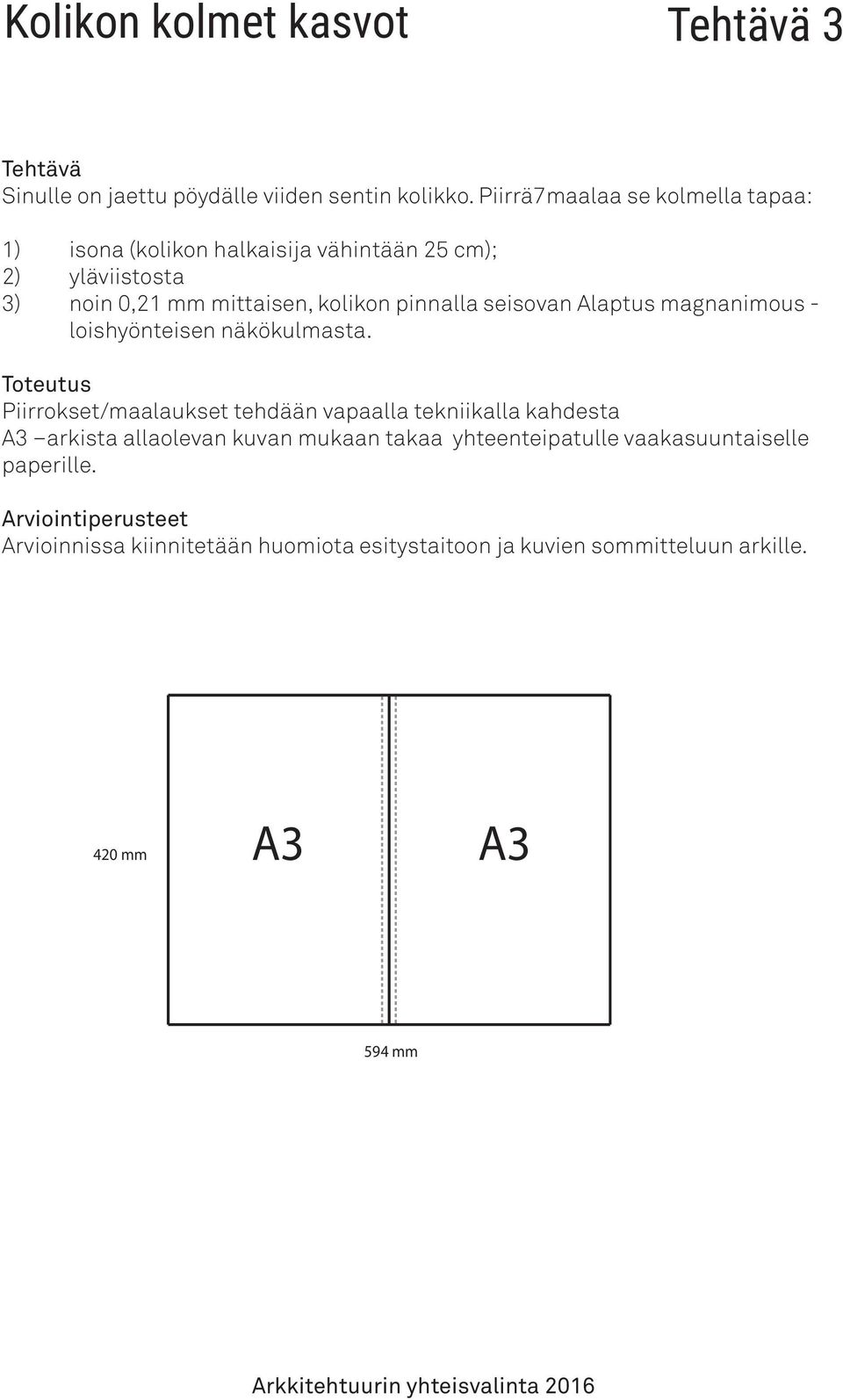 pinnalla seisovan Alaptus magnanimous - loishyönteisen näkökulmasta.