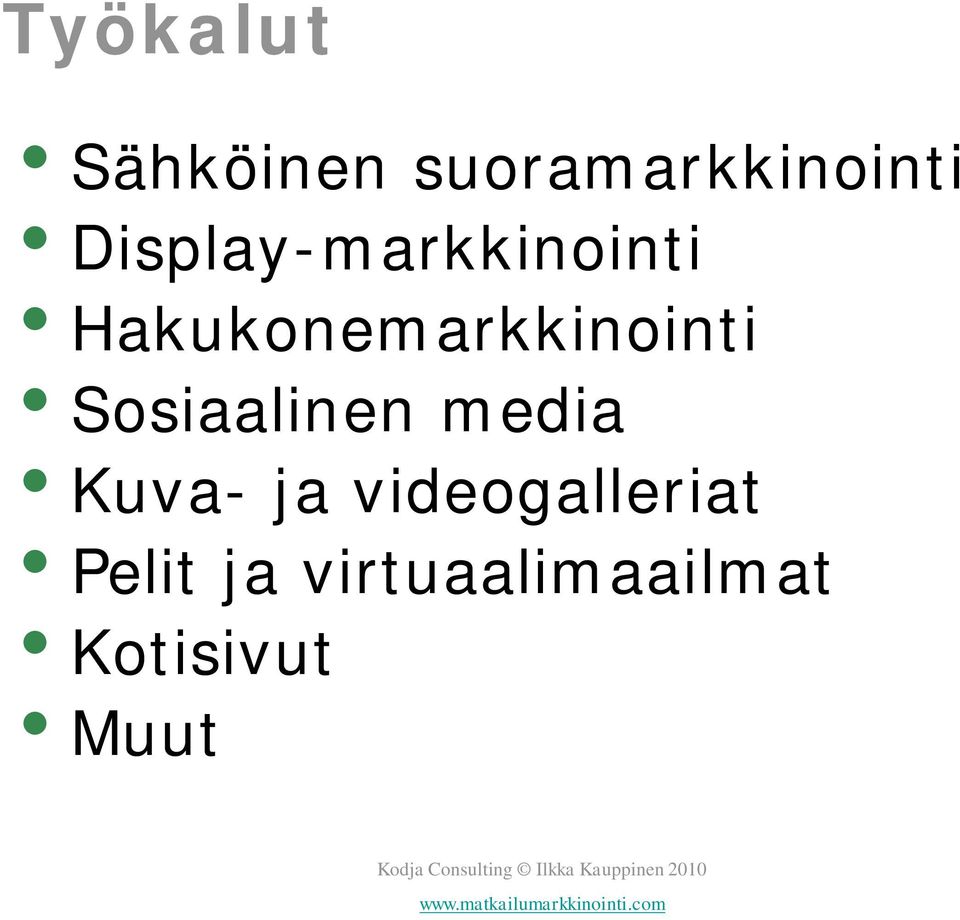 Hakukonemarkkinointi Sosiaalinen media