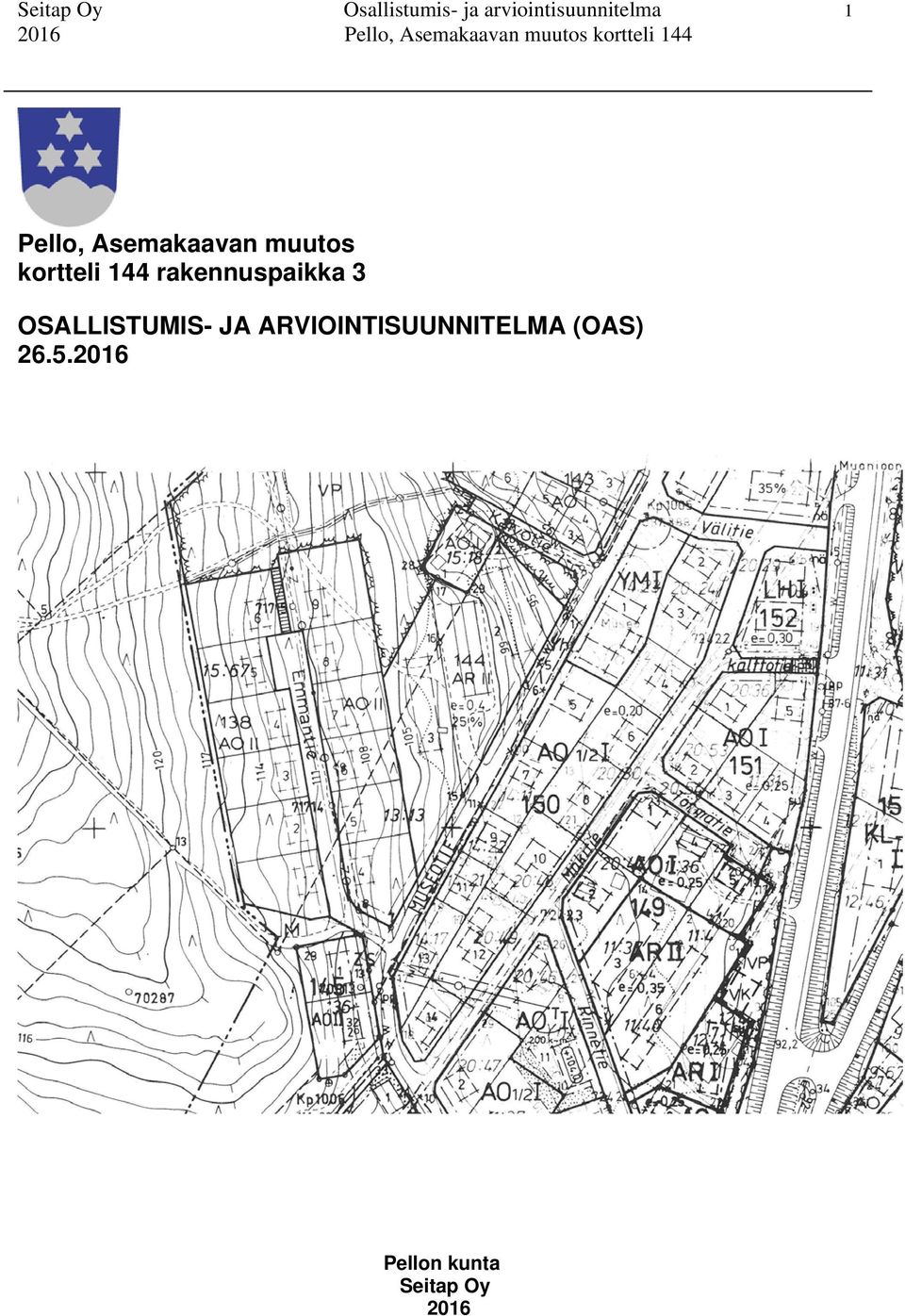 muutos kortteli 144 rakennuspaikka 3