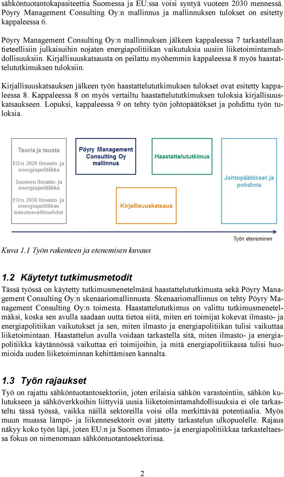Kirjallisuuskatsausta on peilattu myöhemmin kappaleessa 8 myös haastattelututkimuksen tuloksiin. Kirjallisuuskatsauksen jälkeen työn haastattelututkimuksen tulokset ovat esitetty kappaleessa 8.