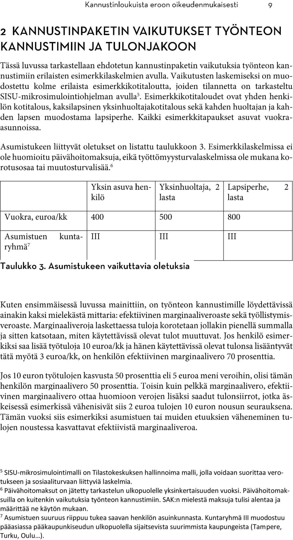 Päivähoitomaksuilla on kuitenkin vaikutuksia työnteon kannustimiin. SAK:n mielestä maksuja tulisi alentaa ja määrittää ne käytön mukaan.