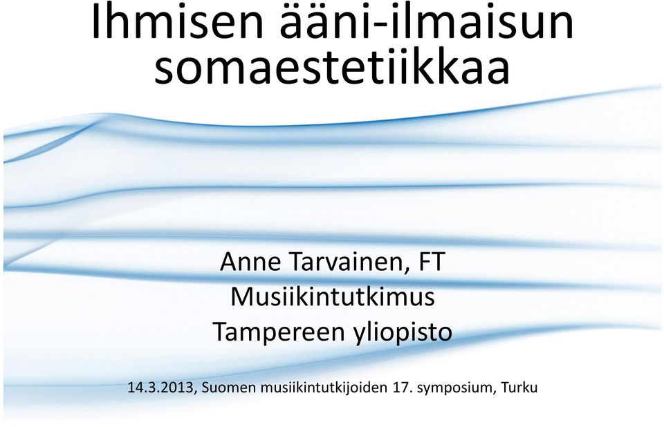 Tampereen yliopisto 14.3.