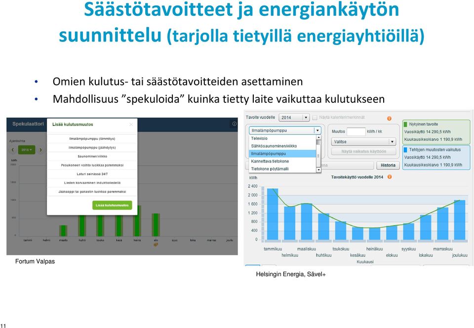 säästötavoitteiden asettaminen Mahdollisuus spekuloida