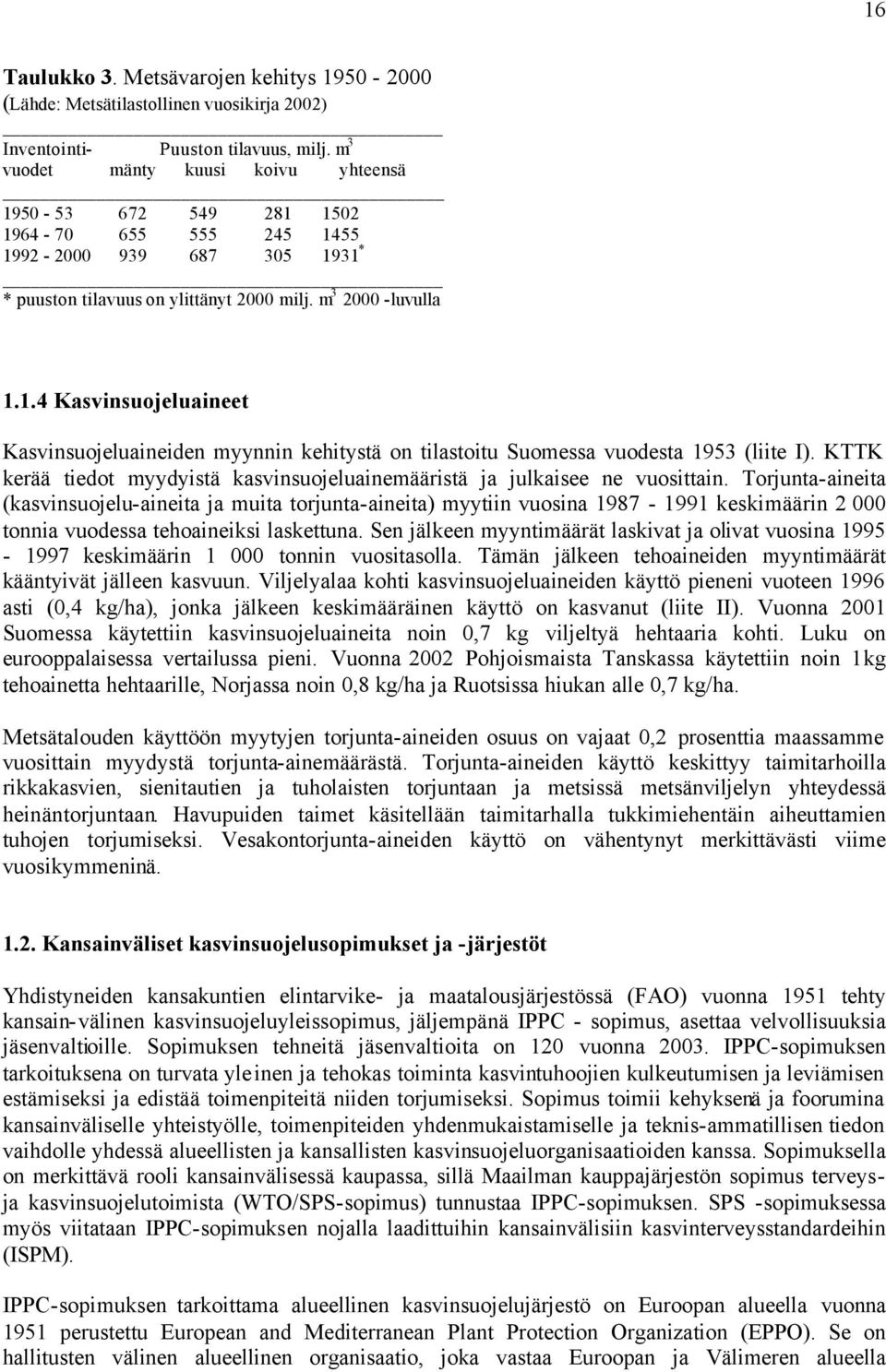 KTTK kerää tiedot myydyistä kasvinsuojeluainemääristä ja julkaisee ne vuosittain.