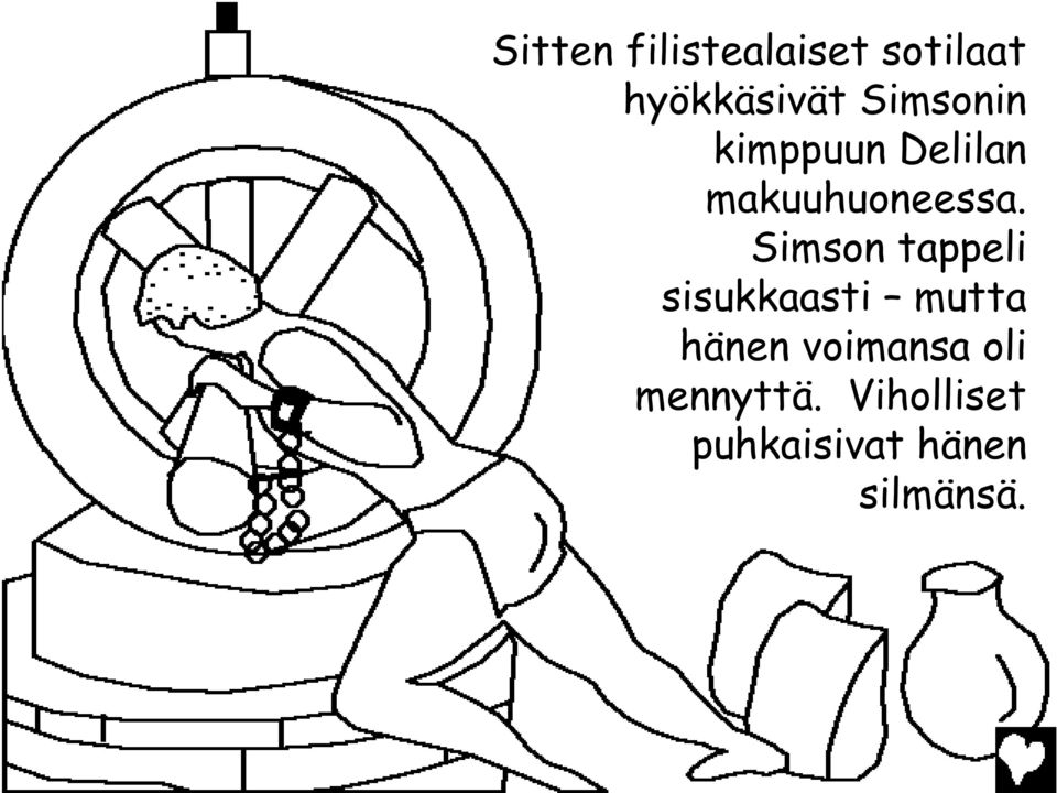 Simson tappeli sisukkaasti mutta hänen