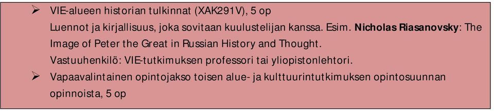 Russian History and Thought.