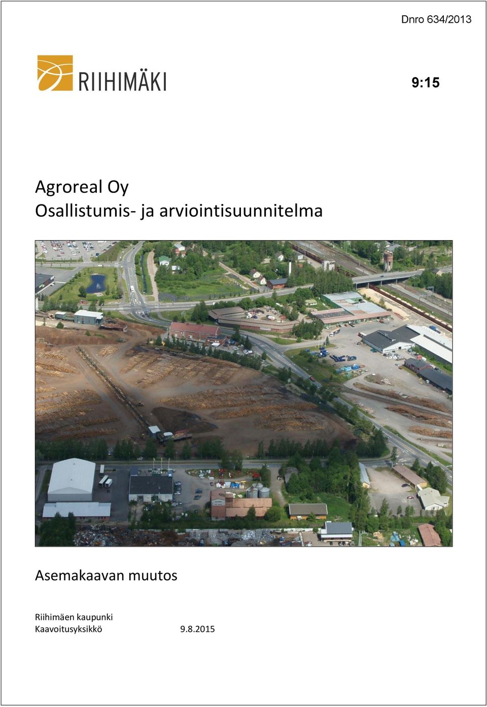 arviointisuunnitelma Asemakaavan