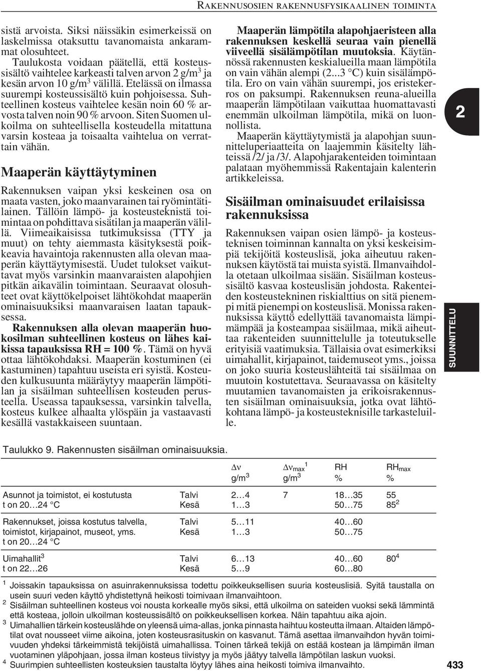 Suheellinen koseus vaihelee kesän noin 60 arvosa alven noin 90 arvoon. Sien Suomen ulkoilma on suheellisella koseudella miauna varsin koseaa ja oisaala vaihelua on verraain vähän.