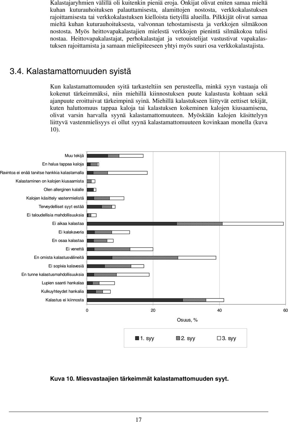 Pilkkijät olivat samaa mieltä kuhan kuturauhoituksesta, valvonnan tehostamisesta ja verkkojen silmäkoon nostosta. Myös heittovapakalastajien mielestä verkkojen pienintä silmäkokoa tulisi nostaa.