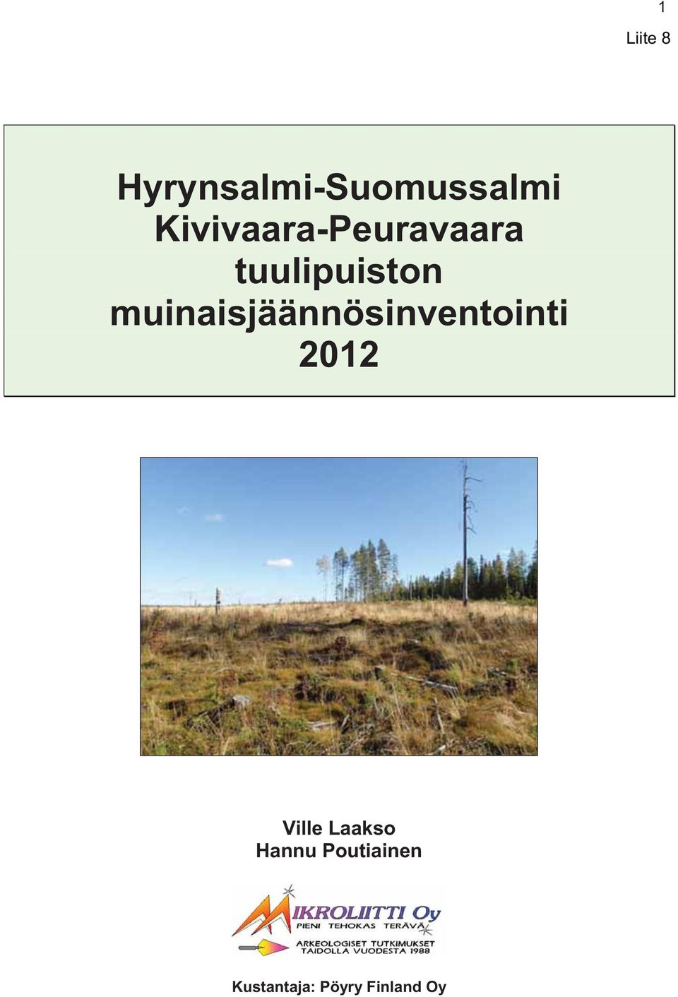 muinaisjäännösinventointi 2012 Ville