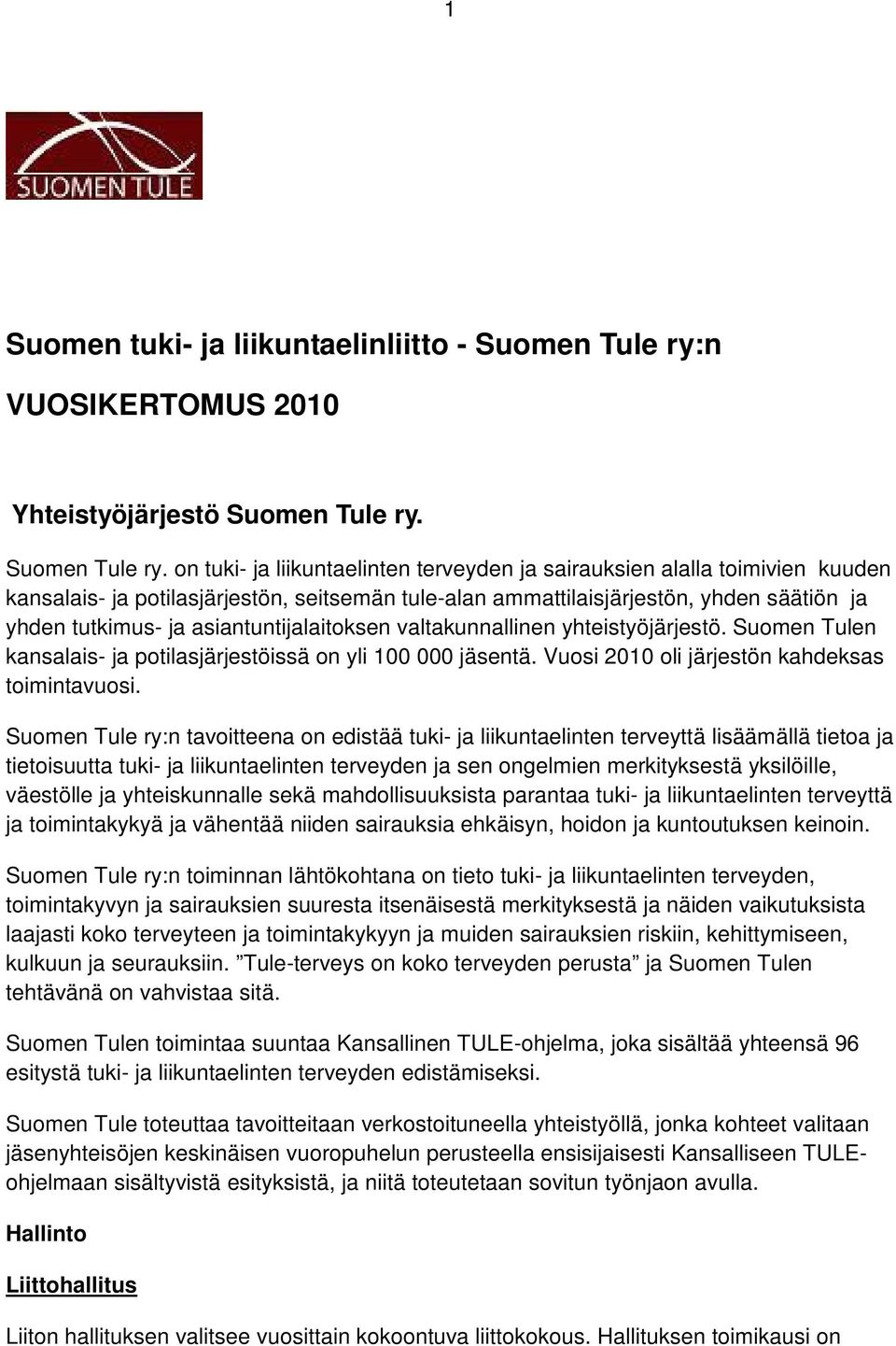 Suomen Tule ry.