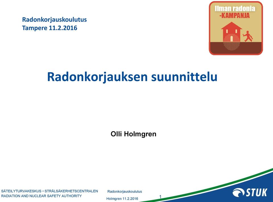 Radonkorjauksen