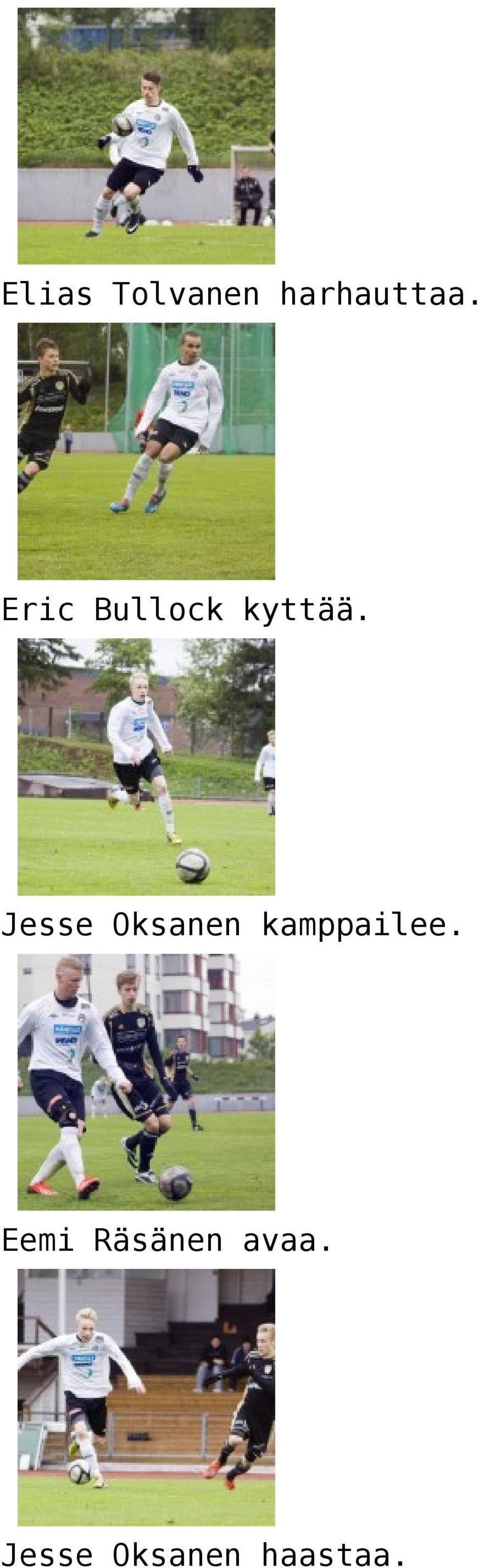 Jesse Oksanen kamppailee.