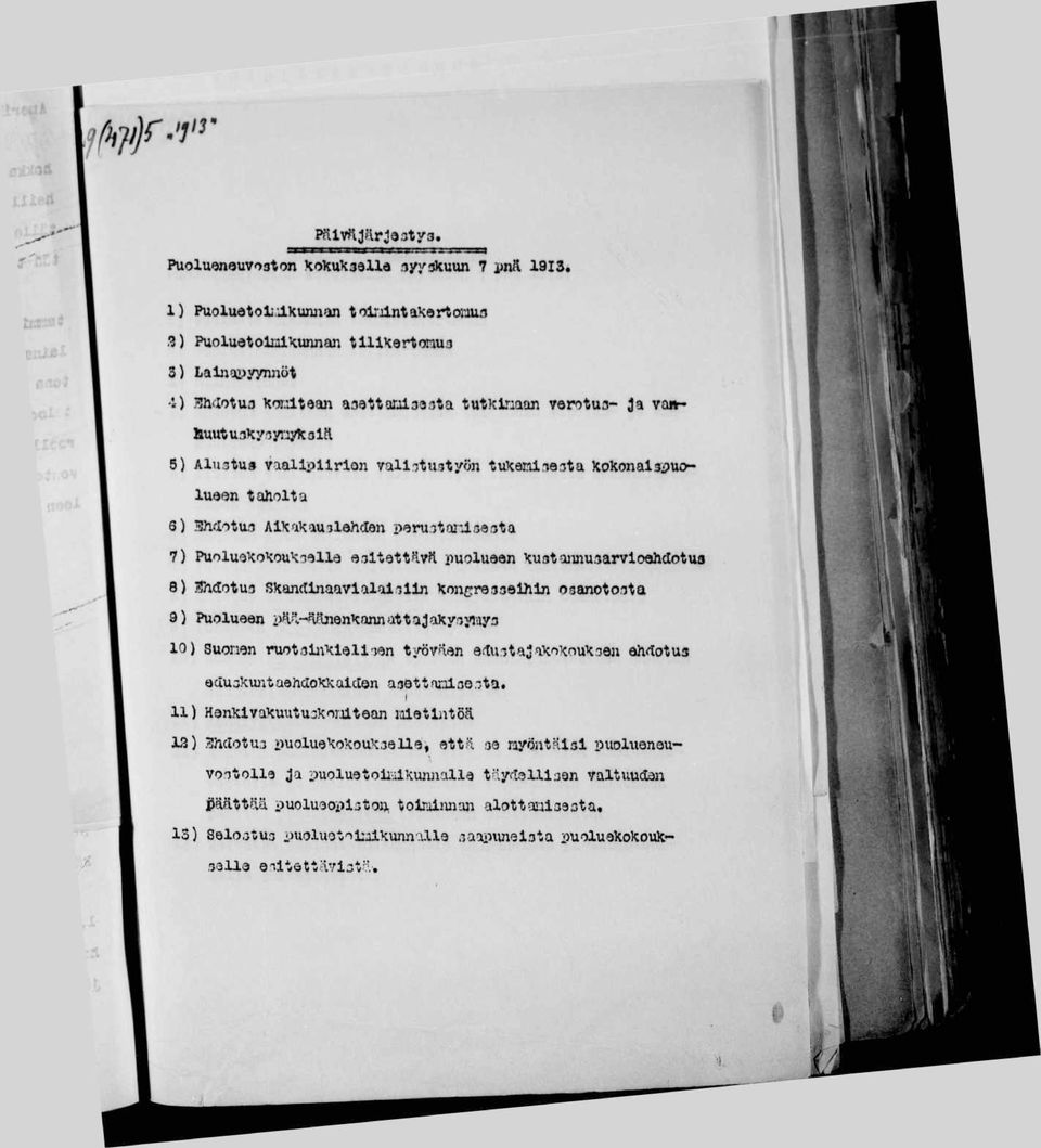 ! AlXaKauilahden paru^taialsesta 7) PuoluoXoicoukoella a.