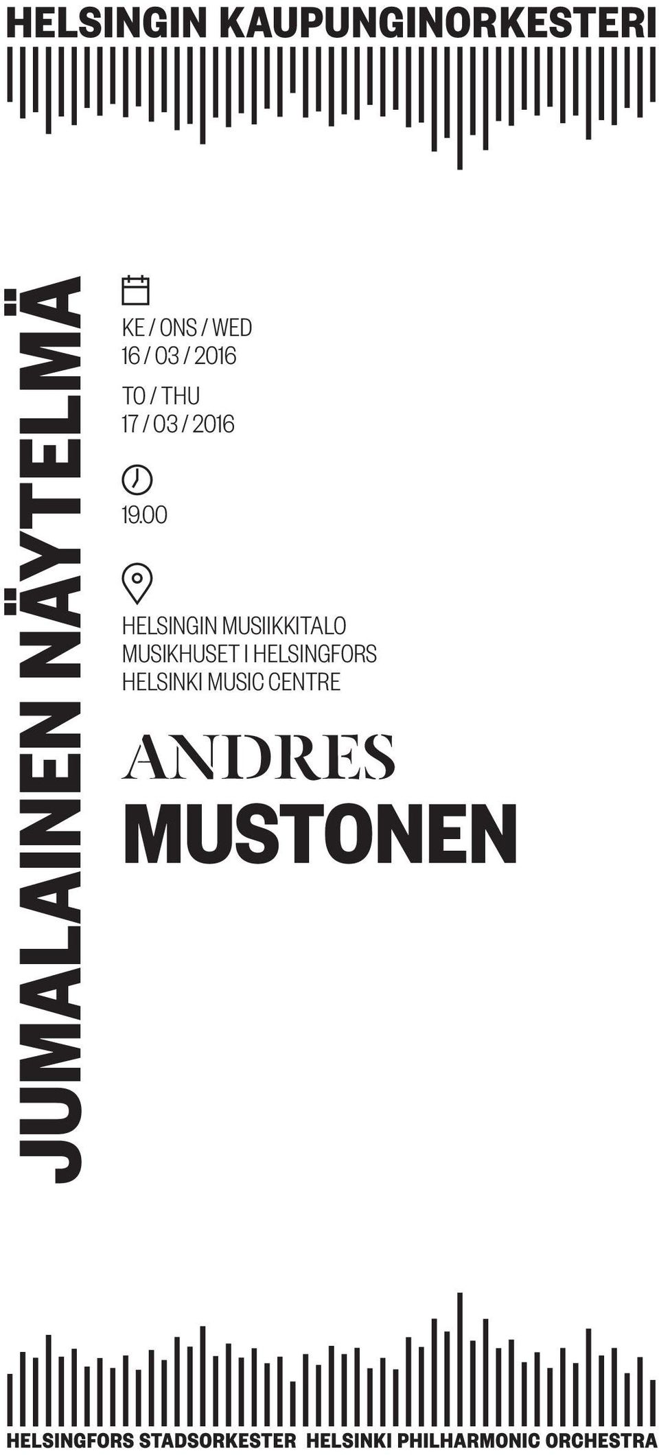 00 HELSINGIN MUSIIKKITALO MUSIKHUSET I