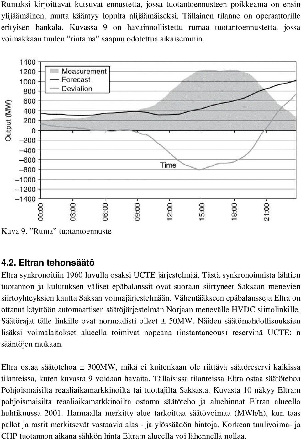 Eltran tehonsäätö Eltra synkronoitiin 1960 luvulla osaksi UCTE järjestelmää.