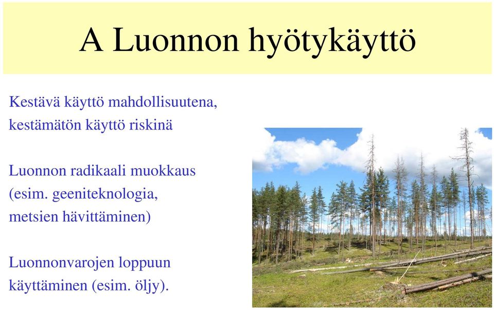 radikaali muokkaus (esim.