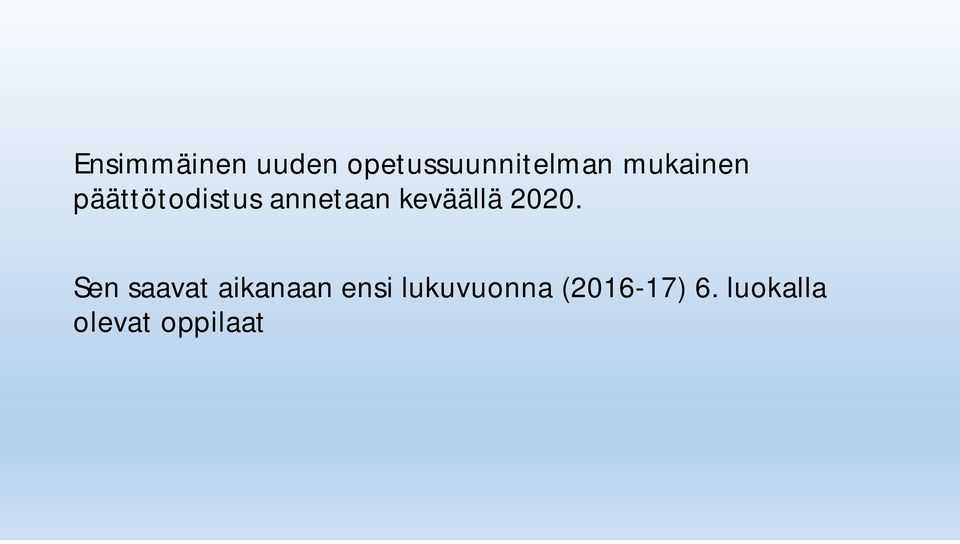 keväällä 2020.