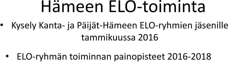 jäsenille tammikuussa 2016