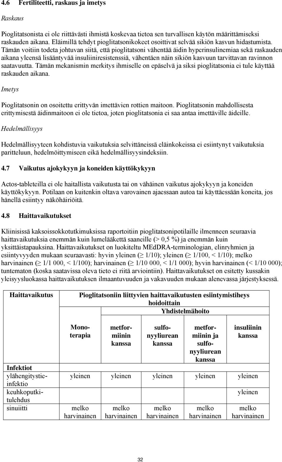 Tämän voitiin todeta johtuvan siitä, että pioglitatsoni vähentää äidin hyperinsulinemiaa sekä raskauden aikana yleensä lisääntyvää insuliiniresistenssiä, vähentäen näin sikiön kasvuun tarvittavan