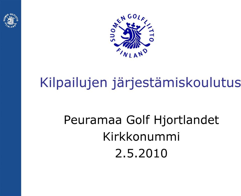 Peuramaa Golf