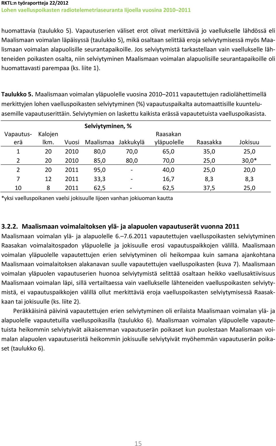 alapuolisille seurantapaikoille.