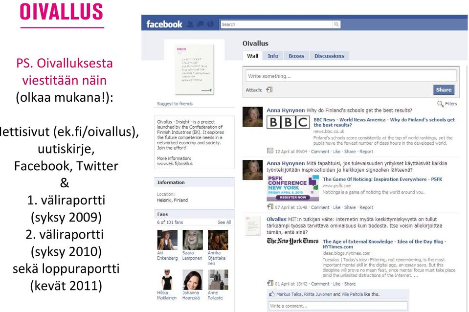 fi/oivallus), uutiskirje, Facebook, Twitter & 1.