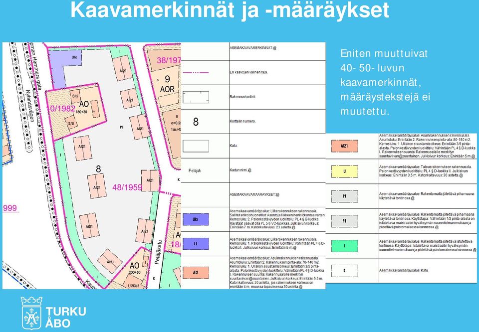 muuttuivat 40-50- luvun