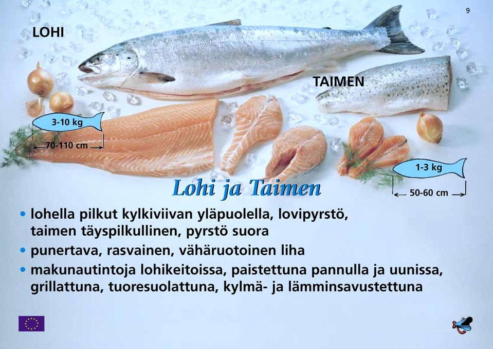 punertava, rasvainen, vähäruotoinen liha makunautintoja lohikeitoissa,