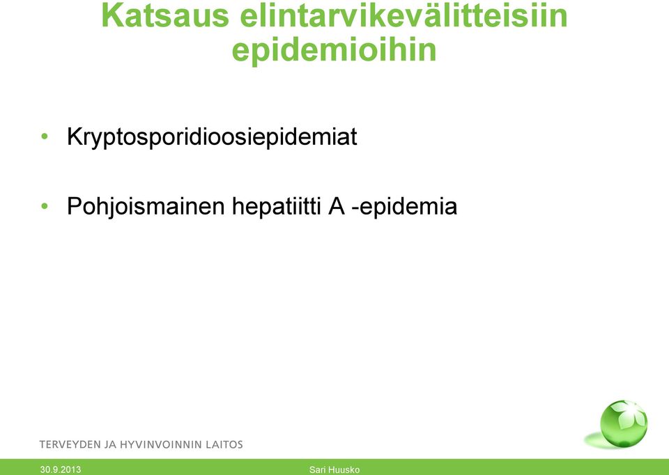 epidemioihin