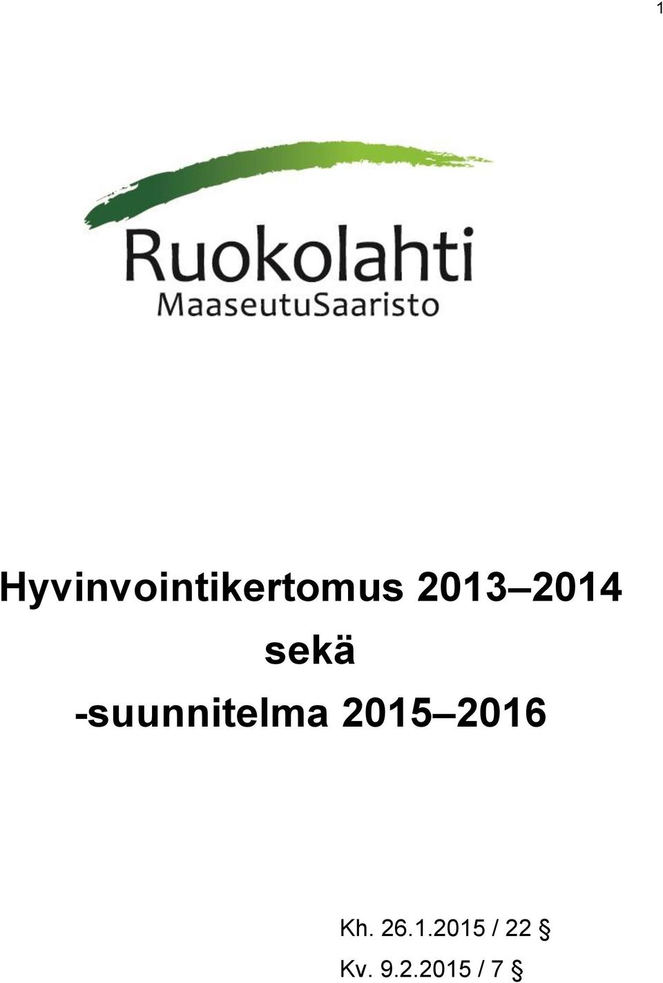 -suunnitelma 2015 2016