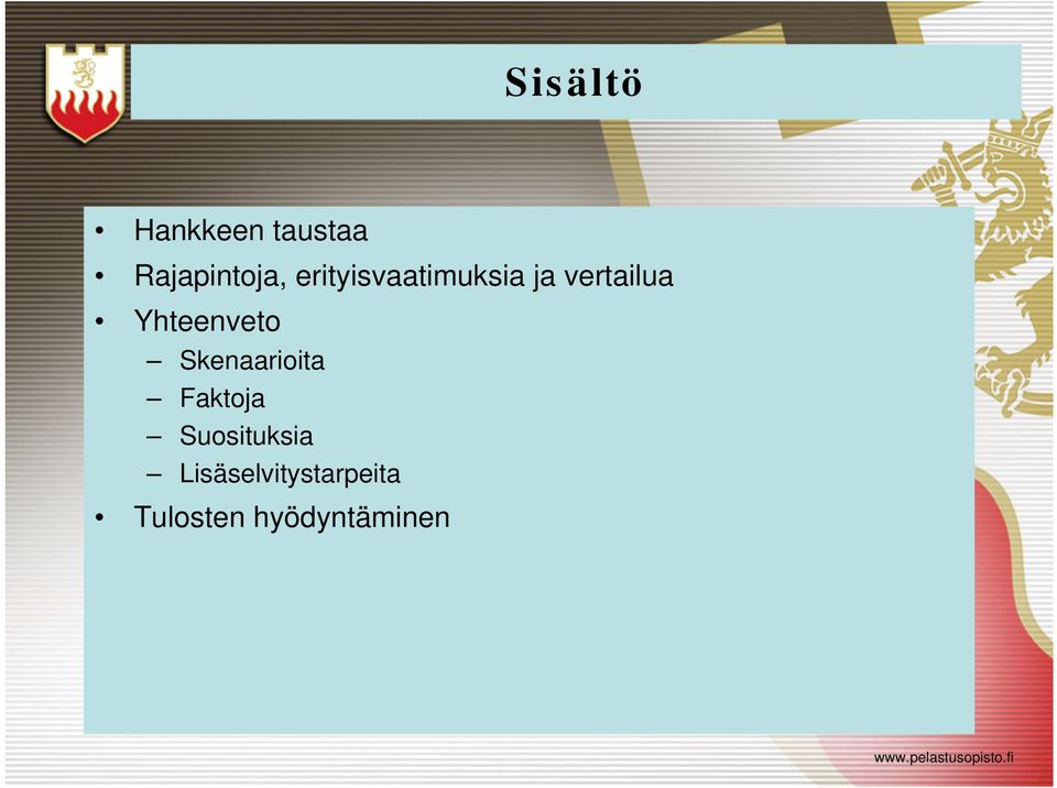 Yhteenveto Skenaarioita Faktoja