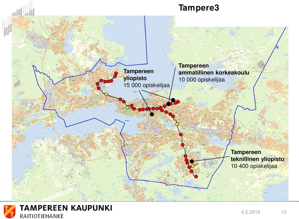 korkeakoulu 10 000 opiskelijaa Tampereen