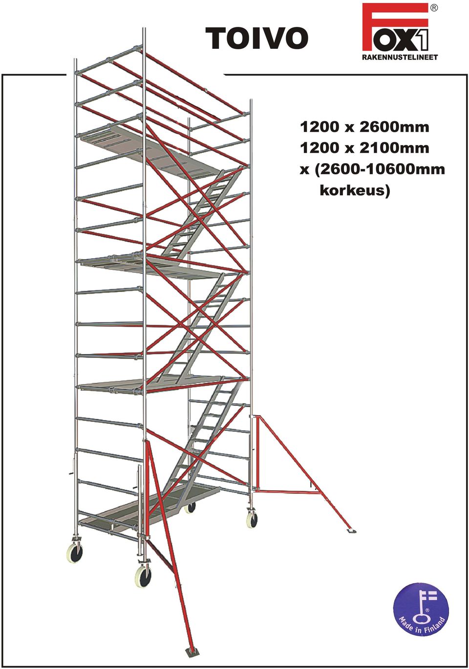 2100mm x (2600-10600mm