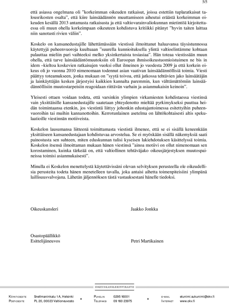 väliin.