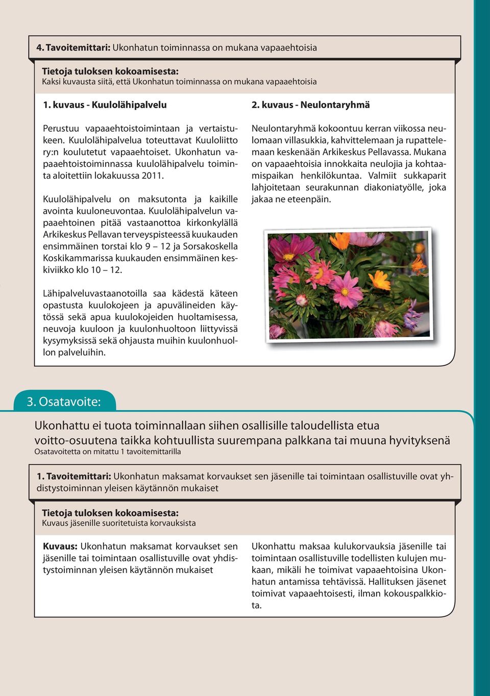 Ukonhatun vapaaehtoistoiminnassa kuulolähipalvelu toiminta aloitettiin lokakuussa 2011. Kuulolähipalvelu on maksutonta ja kaikille avointa kuuloneuvontaa.