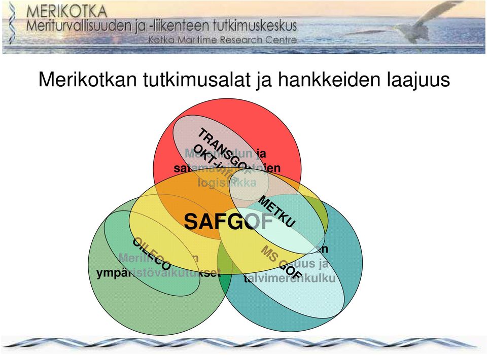 Merenkulun ja satamatoimintojen logistiikka METKU