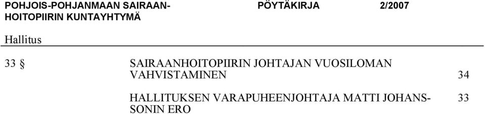 VUOSILOMAN VAHVISTAMINEN 34