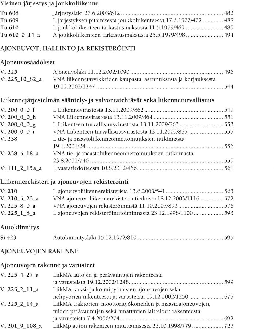 .. 496 Vi 225_10_82_a VNA liikennetarvikkeiden kaupasta, asennuksesta ja korjauksesta 19.12.2002/1247.