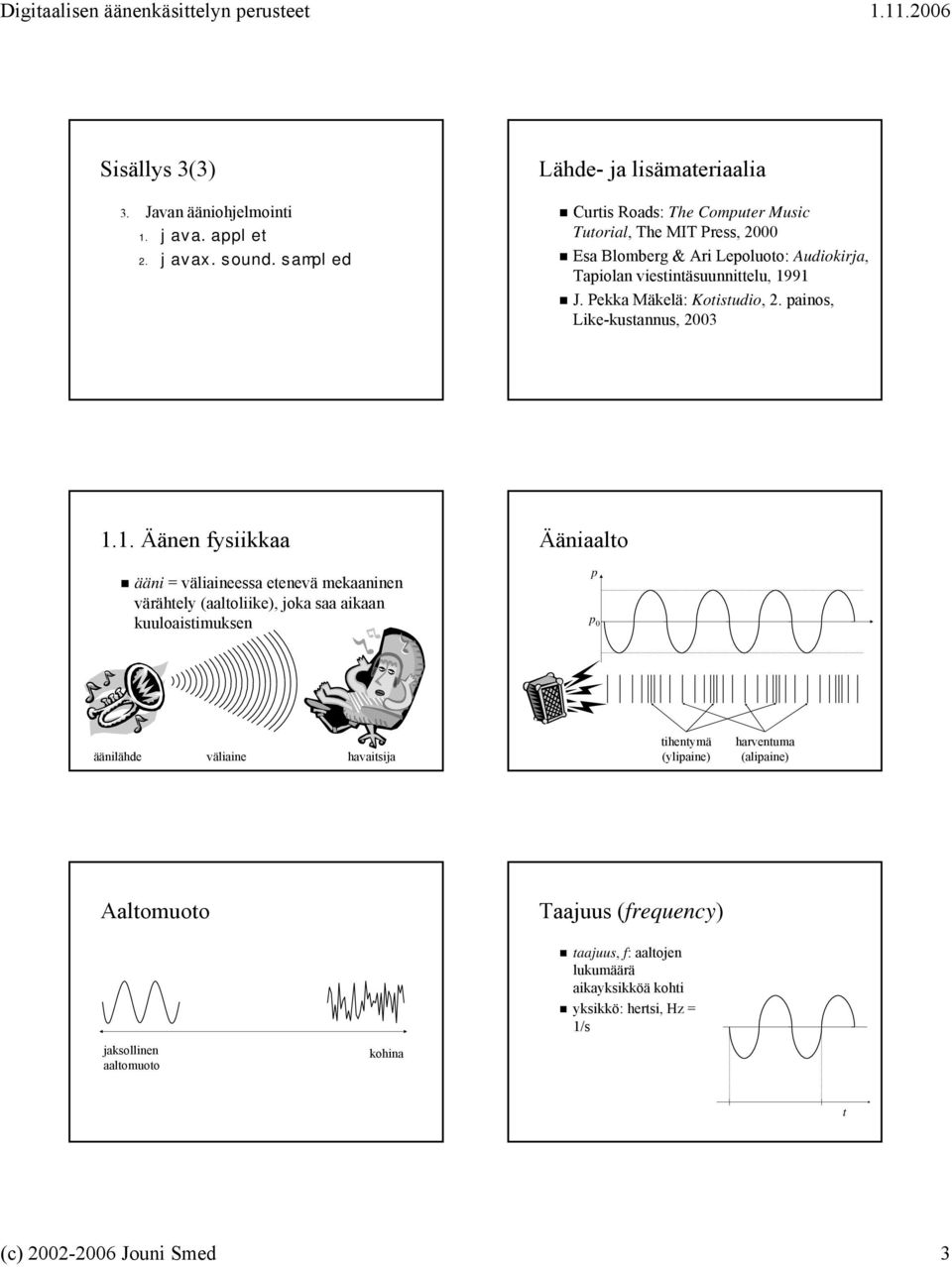 J. Pekka Mäkelä: Kotistudio,, 2. painos, Like-kustannus, kustannus, 2003 1.