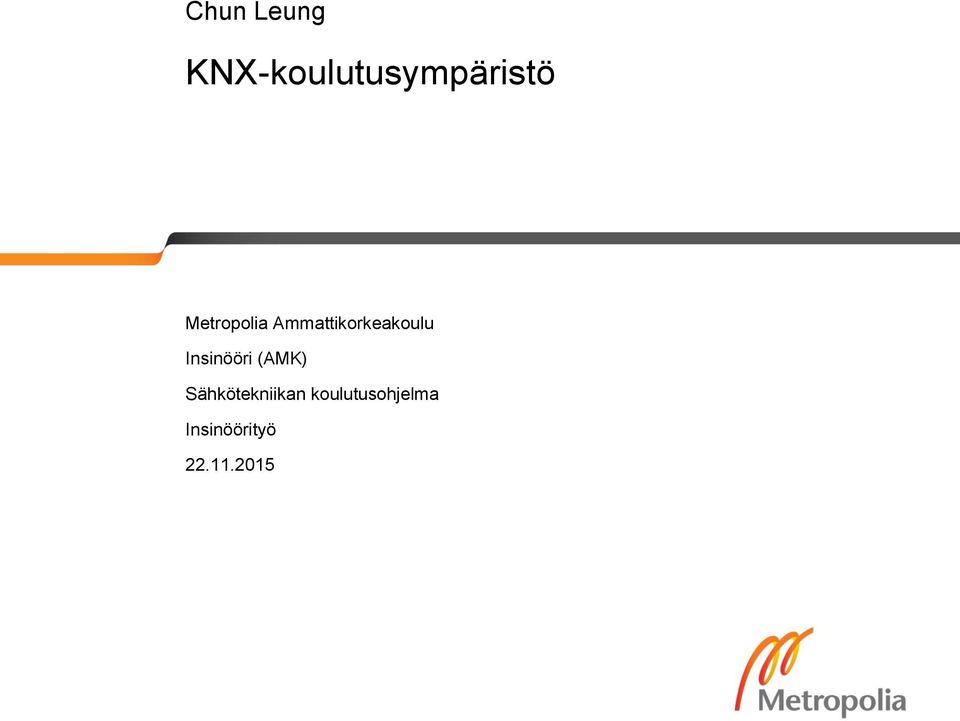 Insinööri (AMK) Sähkötekniikan