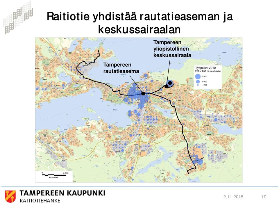 keskussairaalan Tampereen