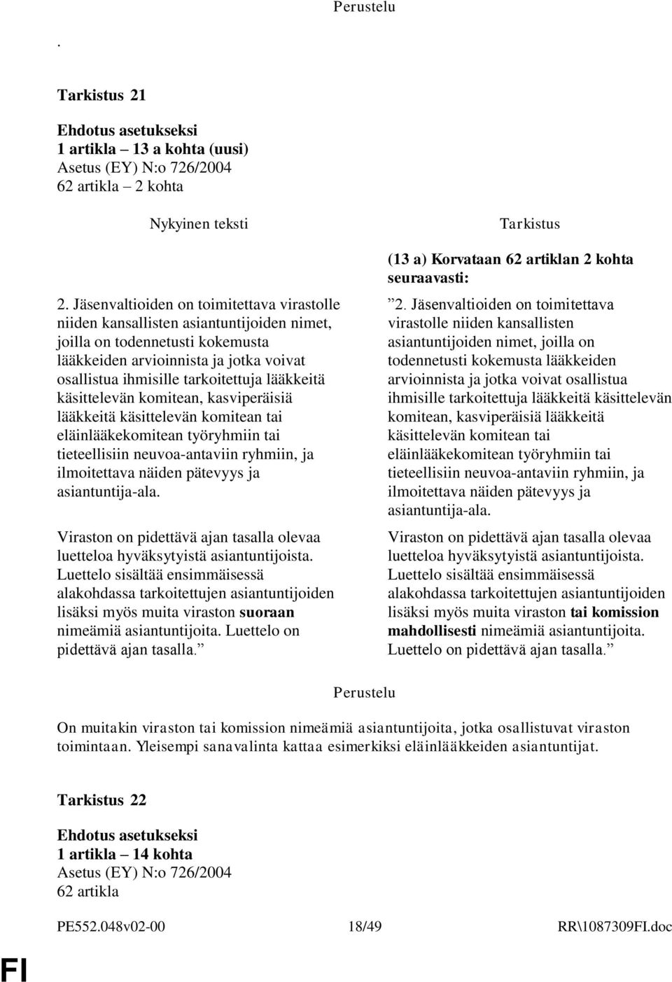 lääkkeitä käsittelevän komitean, kasviperäisiä lääkkeitä käsittelevän komitean tai eläinlääkekomitean työryhmiin tai tieteellisiin neuvoa-antaviin ryhmiin, ja ilmoitettava näiden pätevyys ja