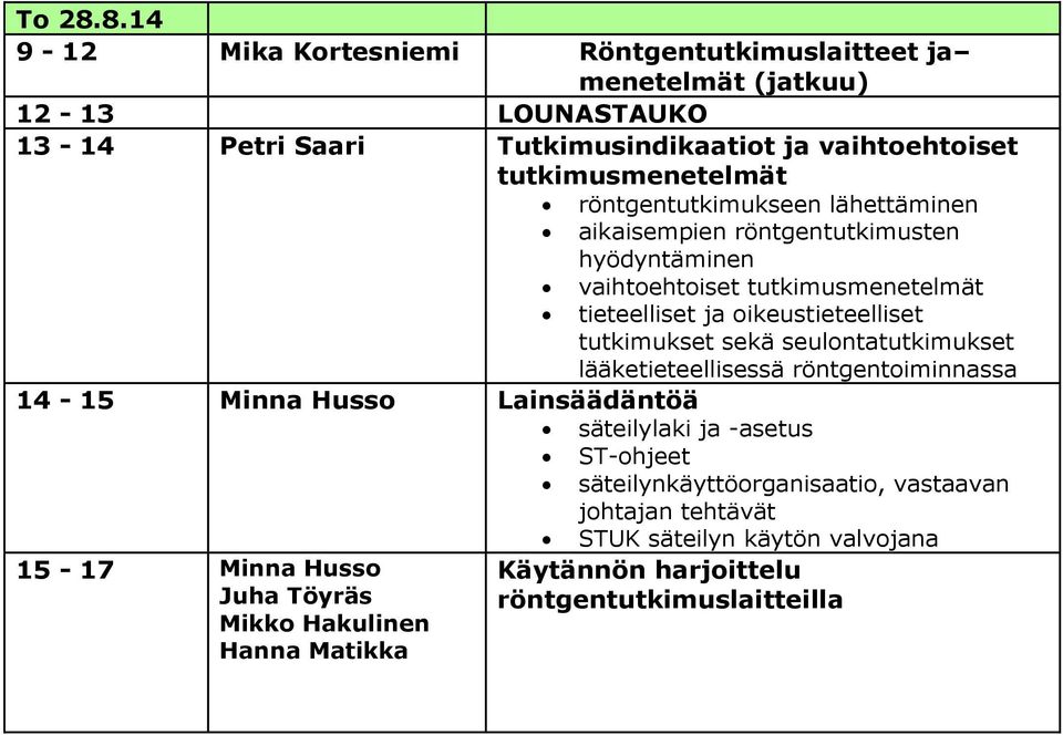 tutkimusmenetelmät röntgentutkimukseen lähettäminen aikaisempien röntgentutkimusten hyödyntäminen vaihtoehtoiset tutkimusmenetelmät tieteelliset ja