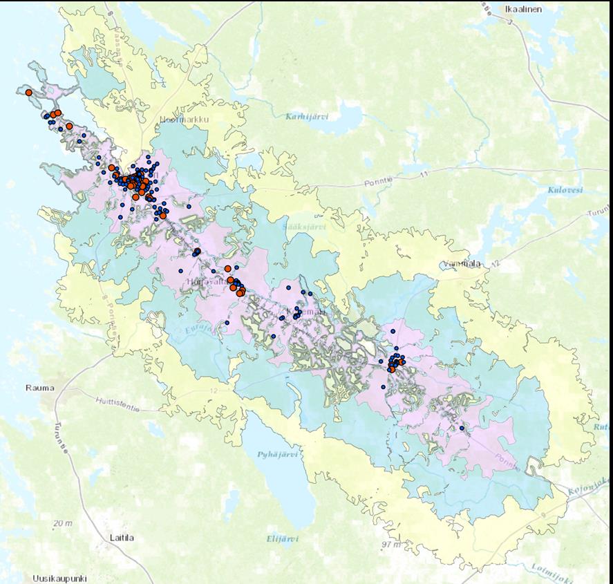 Näkyvyys verkossa, majoitus ja ravitsemus (toimiala I, 55-56) 10