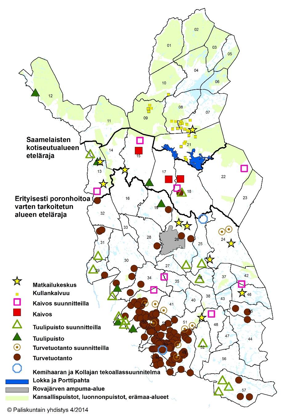 Poronhoito ja muu maankäyttö Arktisen neuvoston raportti (2002): laidunmaiden menetys on yksi elinkeinon